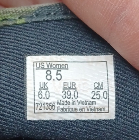 Vans Hawaiian Canvas Green Floral Sneakers Shoes Off The Wall  8.5 Womens - Picture 8 of 10